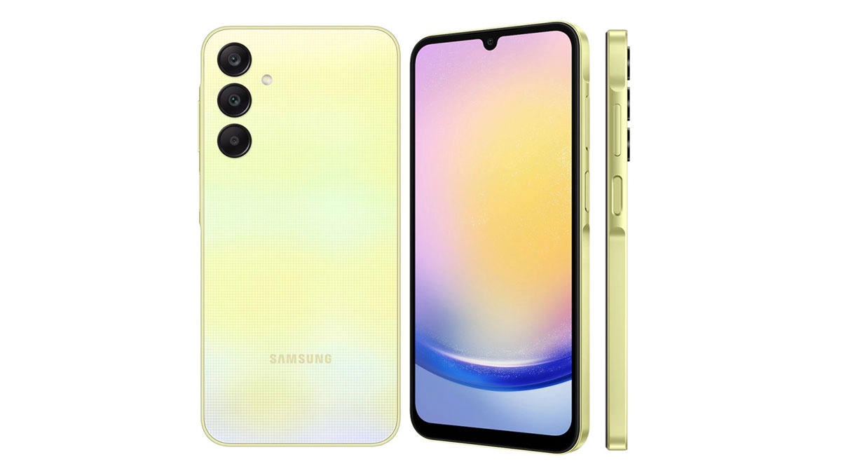 موبایل سامسونگ مدل Galaxy A25 5G s زرد