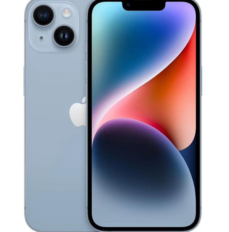 گوشی موبایل اپل مدل iPhone 14 CH ابی